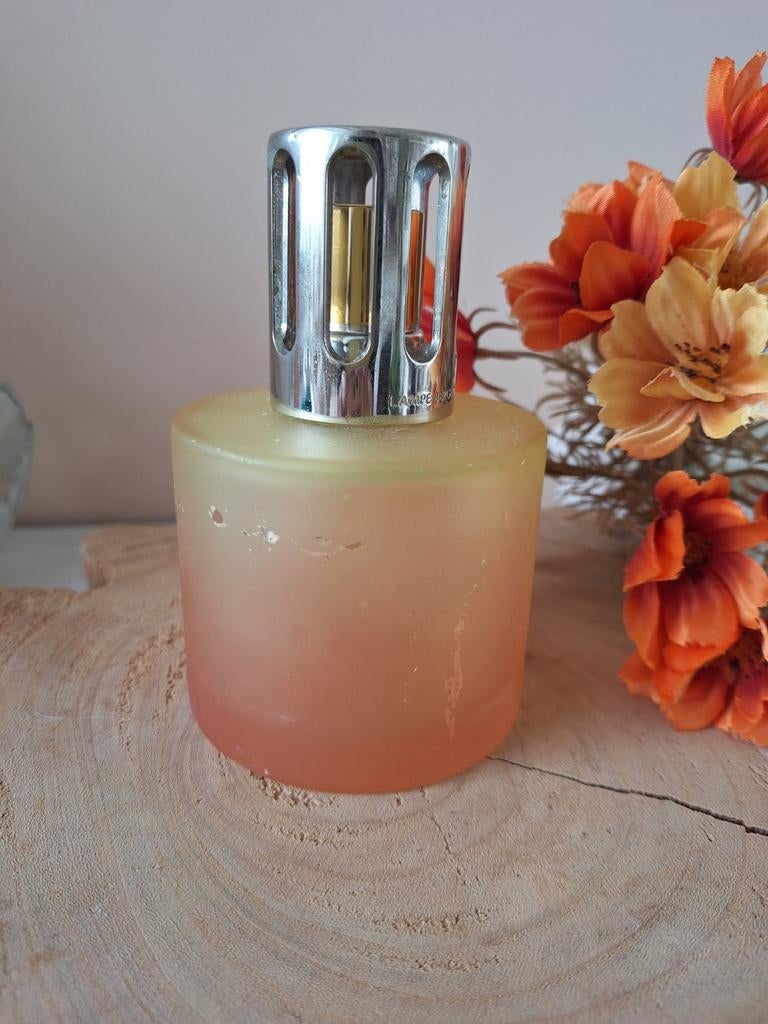 Lampe Berger brander - Oranje/Geel, Ophalen of Verzenden, Gebruikt