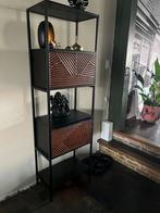 Wandkast industrieel, Ophalen, Zo goed als nieuw, 25 tot 50 cm, Minder dan 100 cm