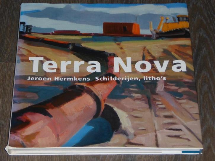 Terra Nova - Jeroen Hermkens - Schilderijen,litho's, Boeken, Kunst en Cultuur | Beeldend, Zo goed als nieuw, Schilder- en Tekenkunst