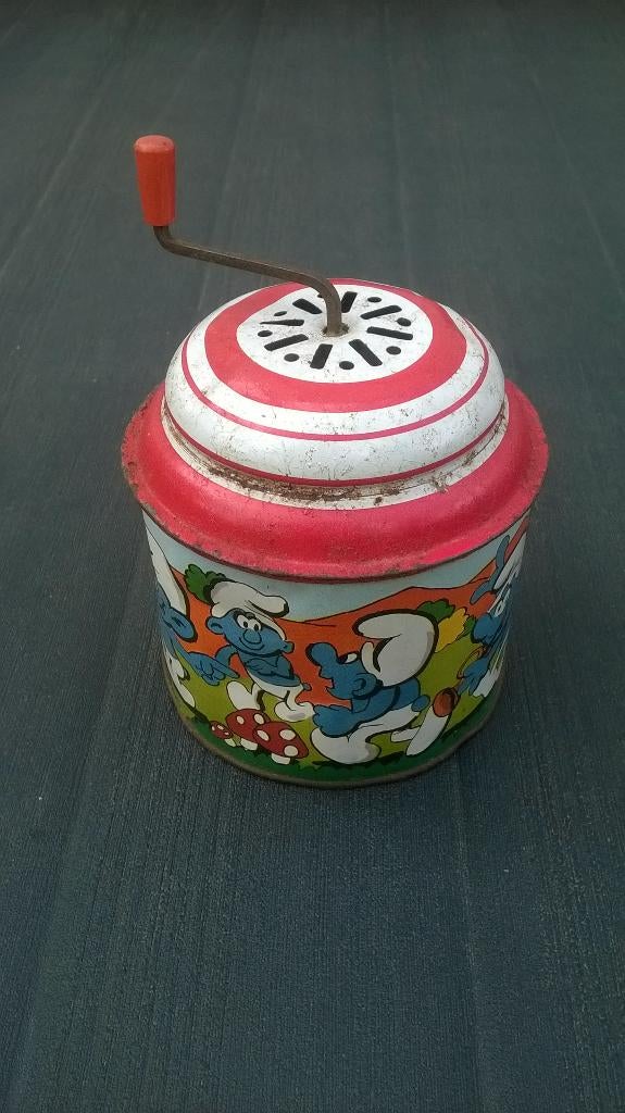 Smurfen muziekdoos – Vintage, Verzamelen, Smurfen, Verzenden, Gebruikt, Verschillende Smurfen, Gebruiksvoorwerp