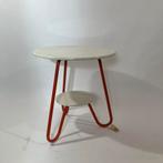 Gispen buisframe bijzettafel, Minder dan 55 cm, Bauhaus, G, Rond