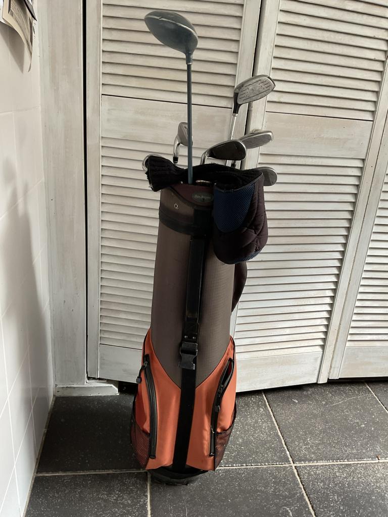 Complete golfset met tas, Sport en Fitness, Golf, Ophalen of Verzenden, Gebruikt, Set