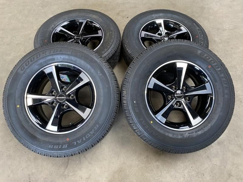 15 inch Borbet CWT caravan trailer aanhager velgen + banden, 15 inch, Banden en Velgen, Nieuw, Ophalen of Verzenden