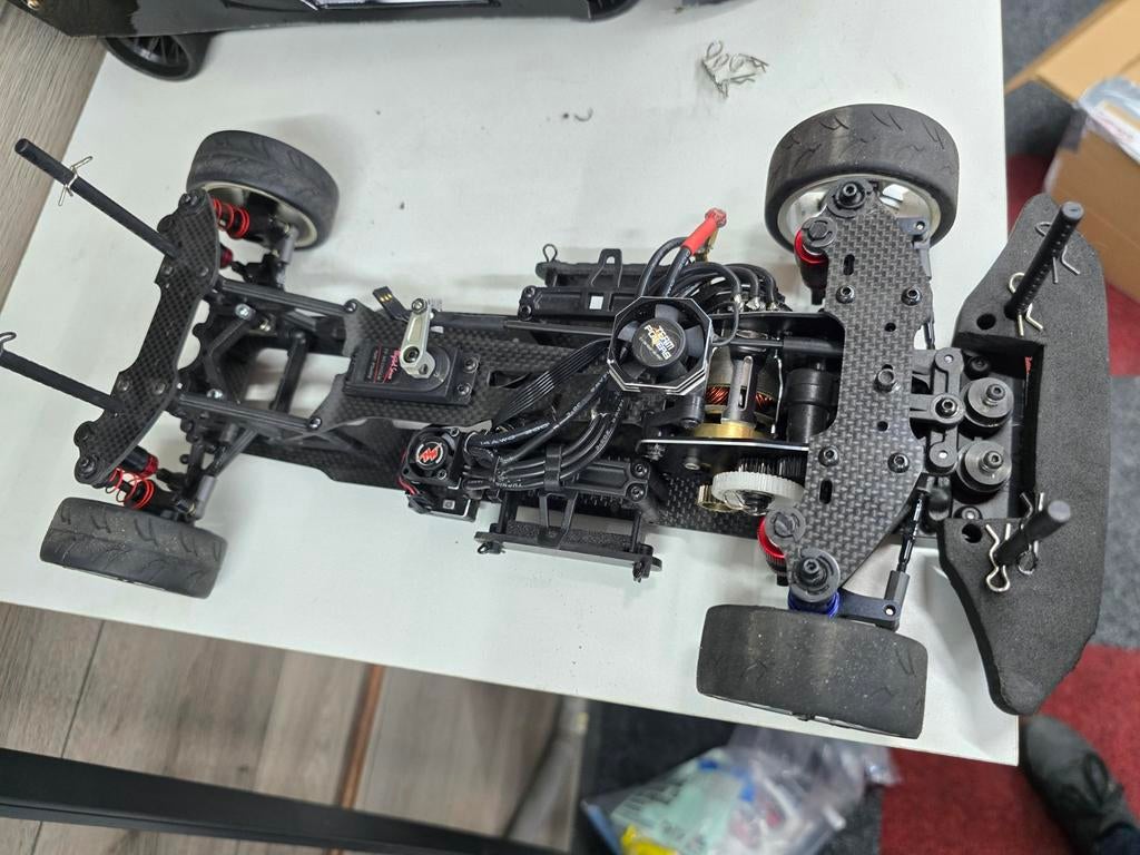 RC Onroad Touring Car – ABC Gambado + Team Powers 17.5T – Co, Elektro, Ophalen of Verzenden, Zo goed als nieuw, Schaal 1:10