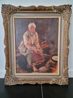 Schilderij gesigneerd 62x52 cm, Antiek en Kunst, Kunst | Schilderijen | Klassiek, Ophalen of Verzenden
