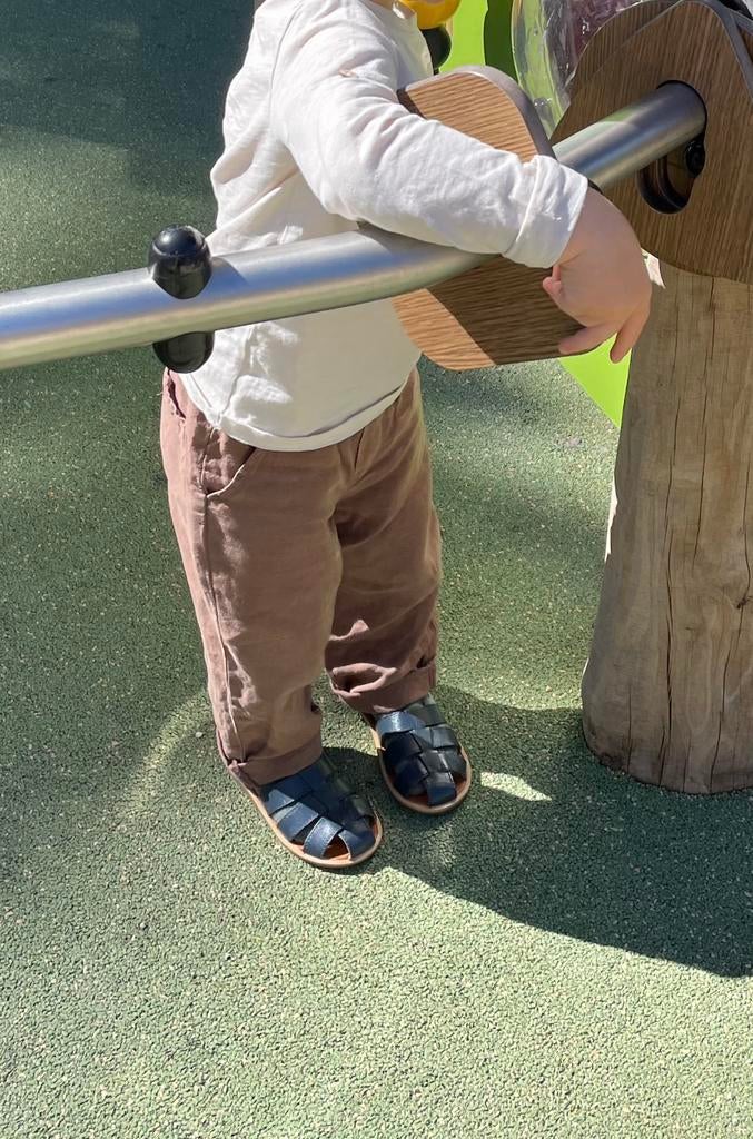 Bruine linnen broek maat 98 Zara, Kinderen en Baby's, Kinderkleding | Maat 98, Ophalen of Verzenden, Gebruikt, Jongen of Meisje