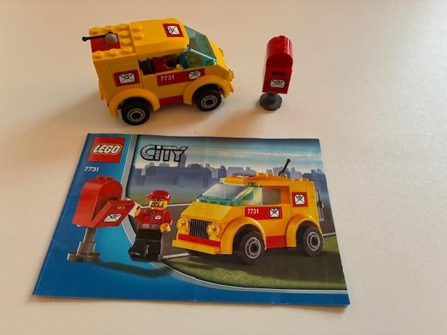 Lego city postwagen 7731, Kinderen en Baby's, Speelgoed | Duplo en Lego, City, Lego, Ophalen of Verzenden, Zo goed als nieuw