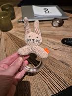 HEMA bijtring gebreid konijntje roze, Ophalen of Verzenden