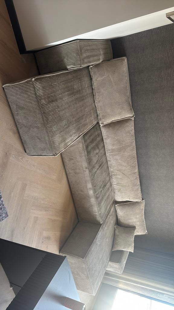 Slaapbank, Ophalen of Verzenden, Gebruikt, Tweepersoons, Beige