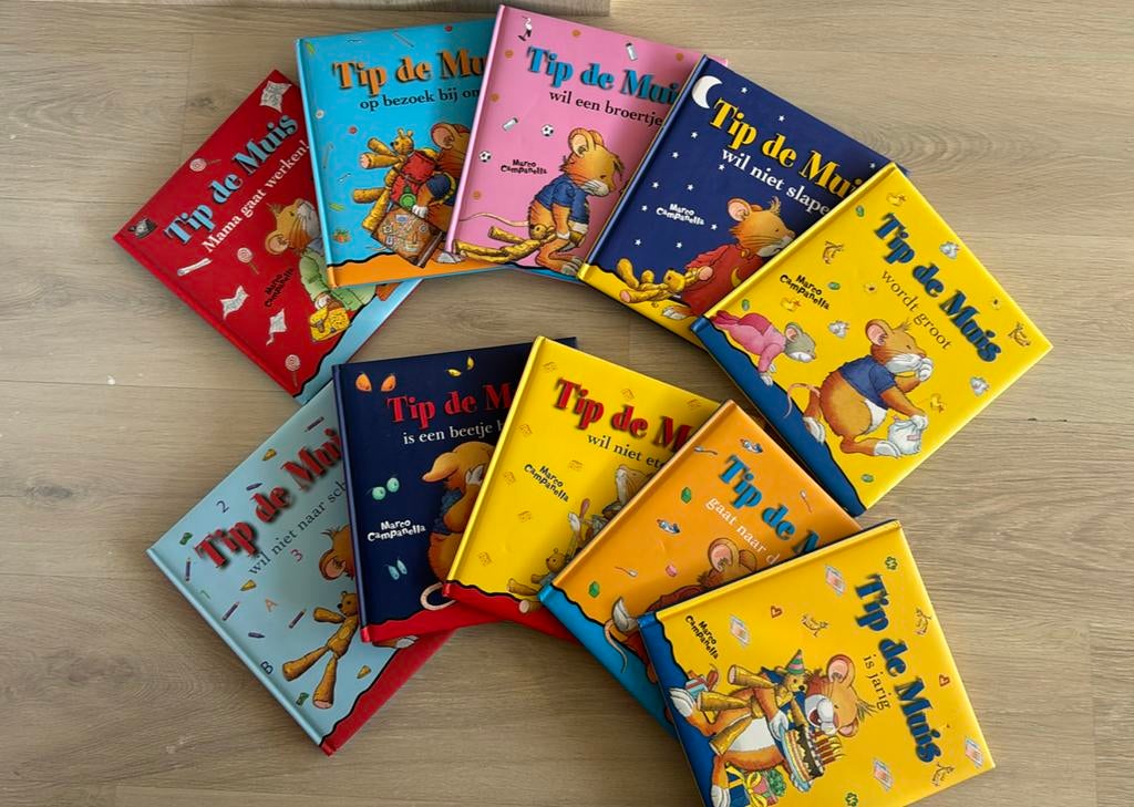 Tip de Muis verschillende boeken, Boeken, Ophalen, Zo goed als nieuw, Fictie algemeen