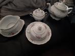 Vintage Porseleinen Theeservies met Roosjes, Antiek en Kunst, Antiek | Servies compleet, Ophalen