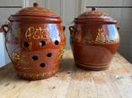 Mooie terracotta potten uit Spanje, Huis en Inrichting, Ophalen of Verzenden, Zo goed als nieuw, Overige materialen, Pot, Bus of Blik