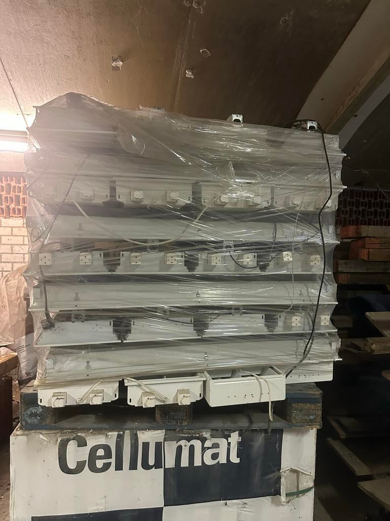 TL lichtbakken voor systeemplafond - 32 stuks, Ophalen of Verzenden, Gebruikt, Minder dan 50 watt, Armatuur