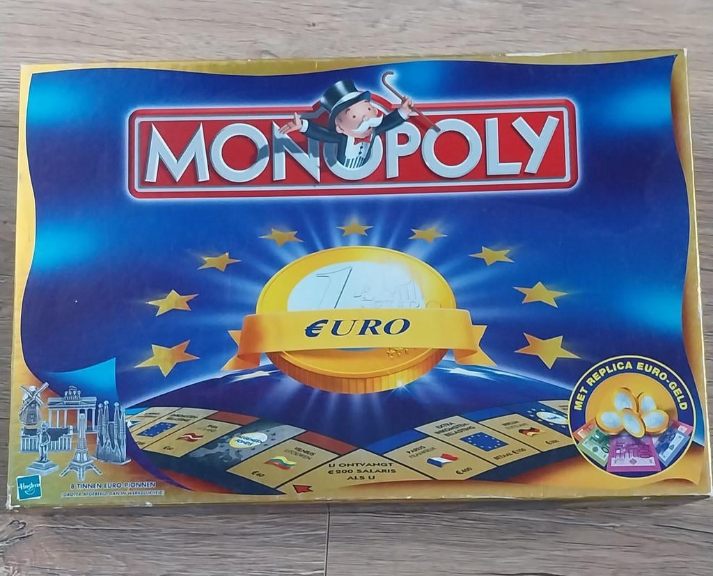 Monopoly Euro, Vijf spelers of meer, Ophalen of Verzenden, Gebruikt, Parker