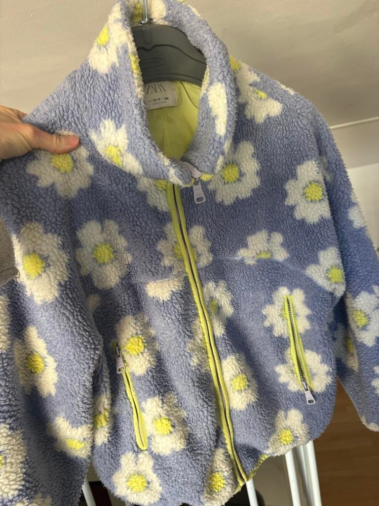 Zara (tussen) jas met bloemenprint, Ophalen of Verzenden, Gebruikt, Meisje