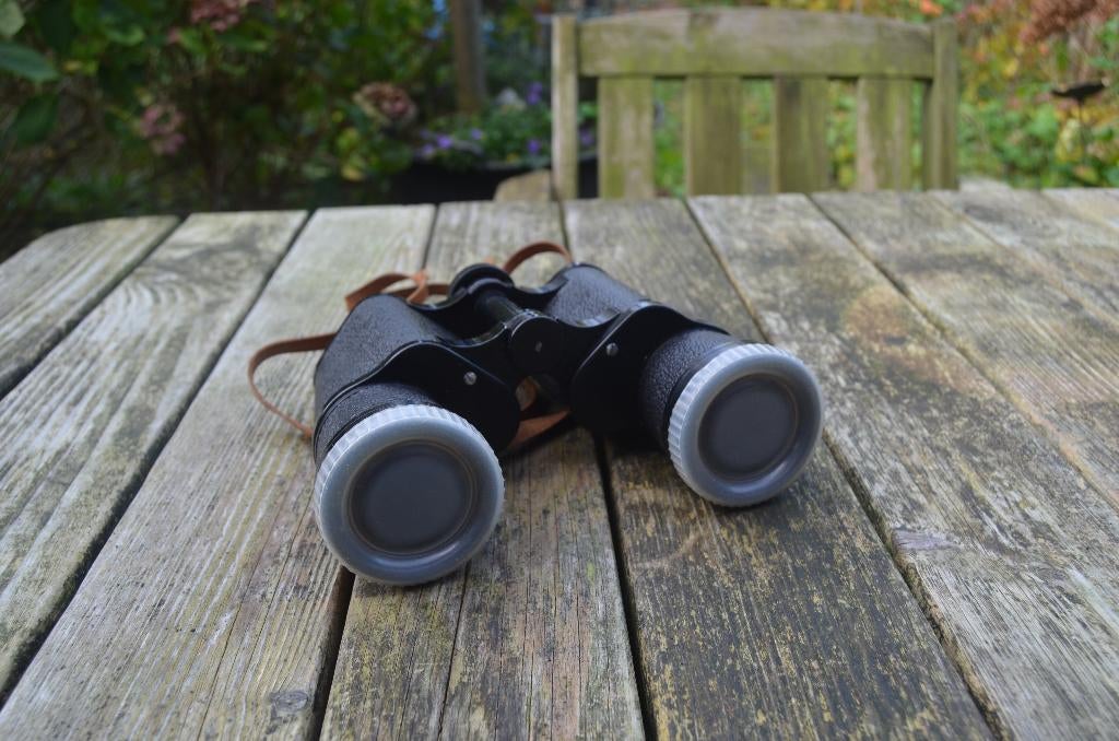 Broco verrekijker met etui, Gebruikt, Minder dan 8x, Met hoes of tas, Porro (met knik)