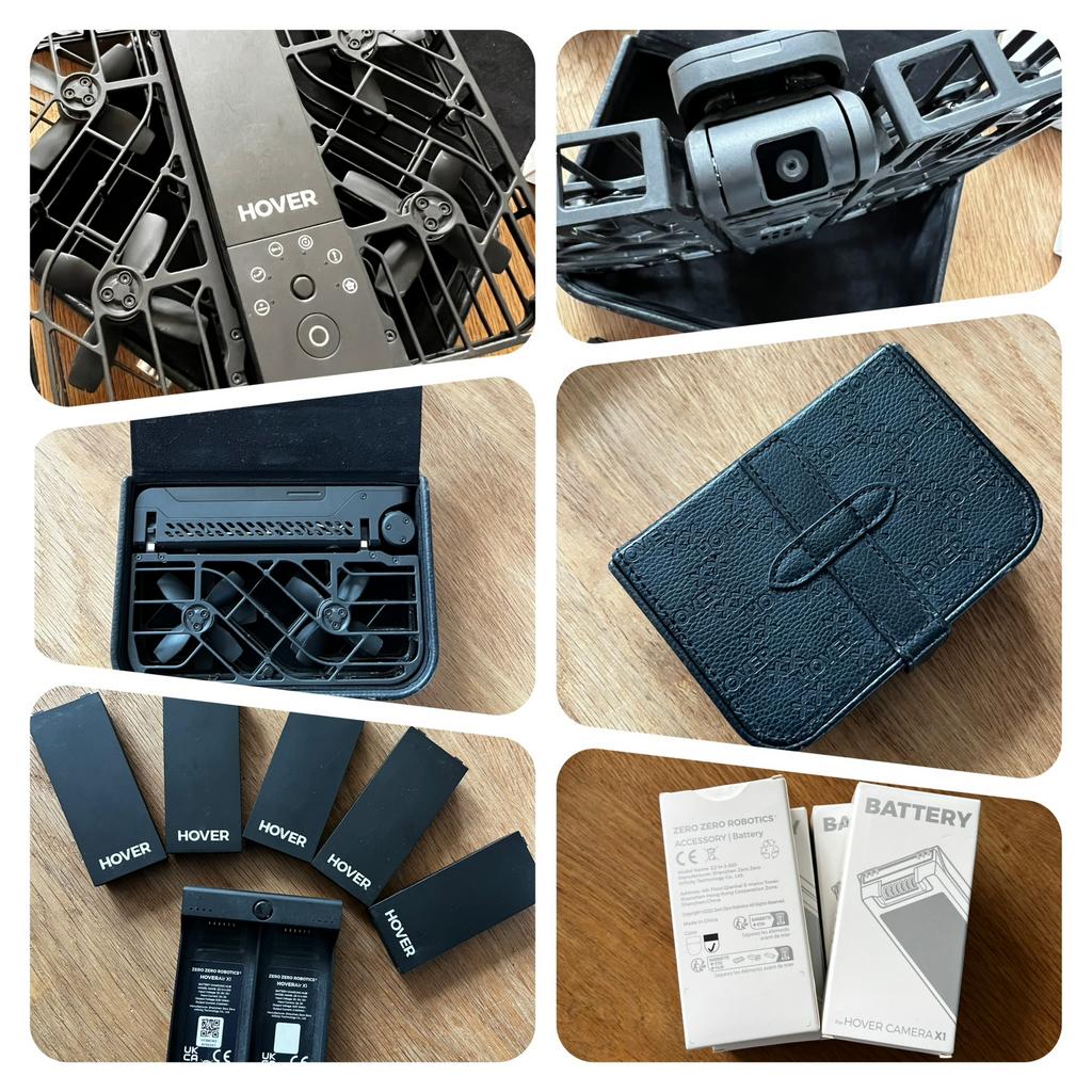HOVERairX1 Drone -125gram (6 batterijen), Extra accu('s), Cameradrone, HOVERair, Minder dan 100 meter