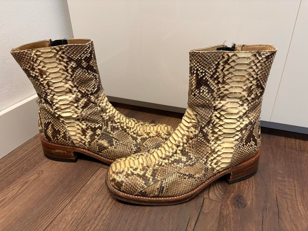 Sendra python leren heren laarsjes maat 43, Kleding | Heren, Ophalen of Verzenden, Zo goed als nieuw, Overige kleuren, Boots