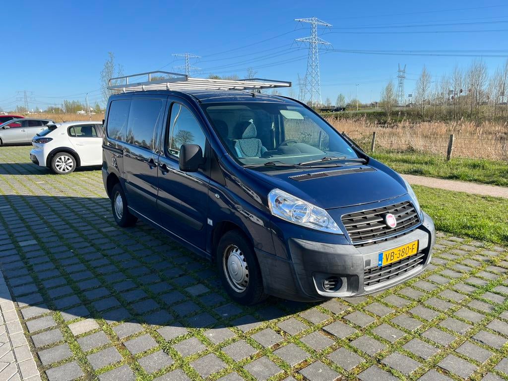 Fiat Scudo 1.6D 66 KW BV 2012 LAGE KILOMETERSTAND, Auto's, Voorwielaandrijving, Euro 5, Stof, 4 cilinders