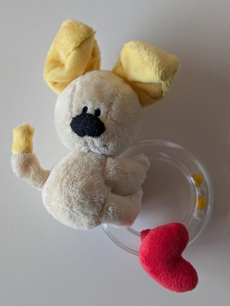 Woezel en Pip: rammelaar Pip baby speelgoed, Ophalen, Zo goed als nieuw, Rammelaar
