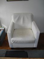 TE KOOP MOOIE LEREN FAUTEUIL, Ophalen, Gebruikt, 50 tot 75 cm, Leer