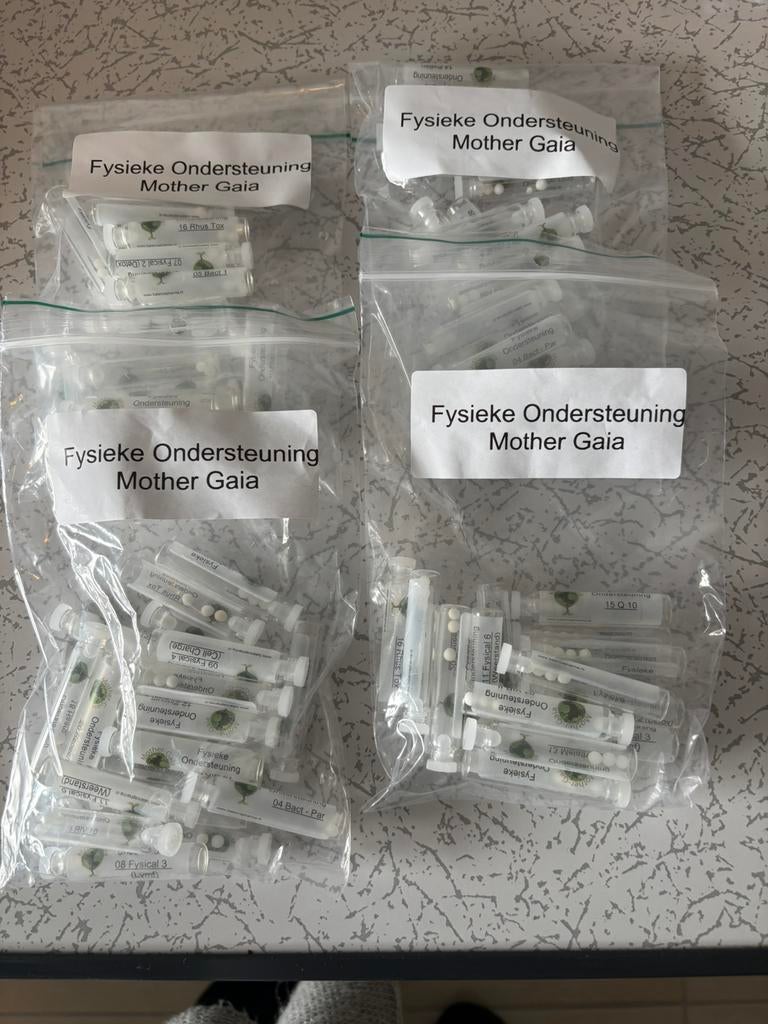 Mother Gaia testset Fysieke ondersteuning losse buisjes, Ophalen of Verzenden, Nieuw