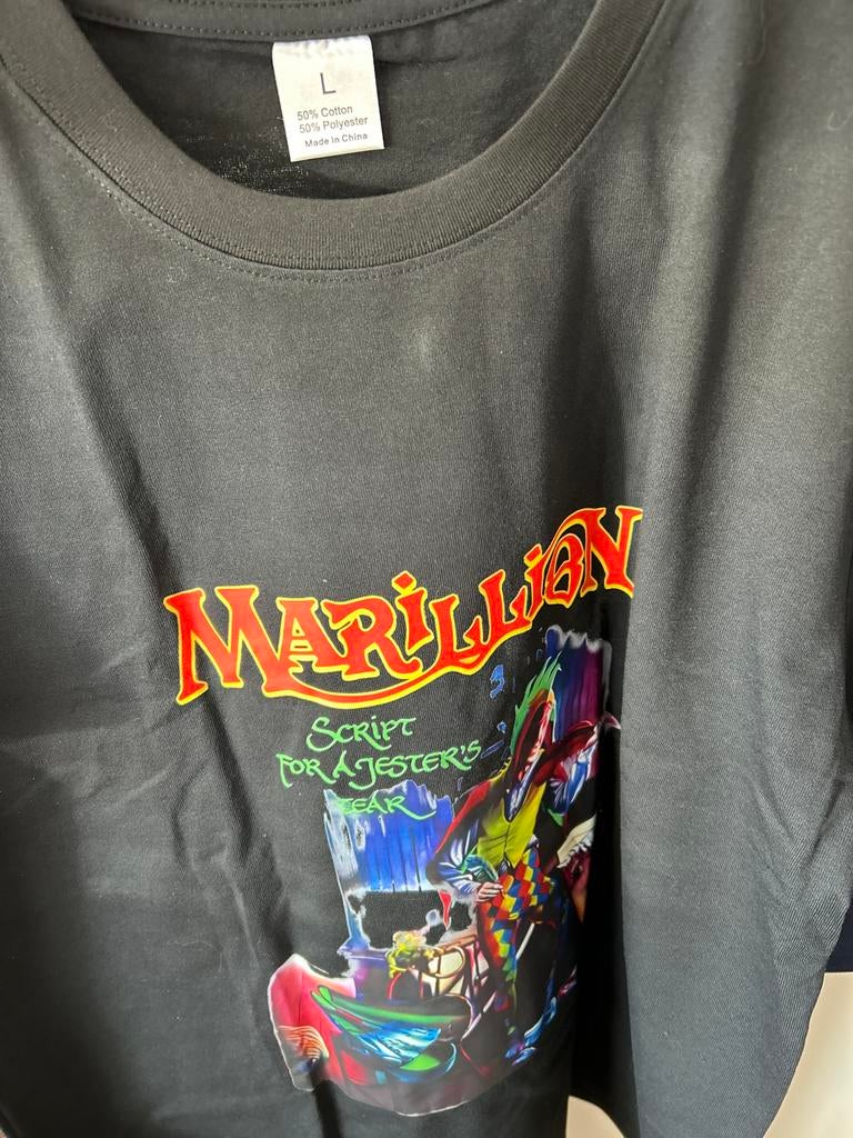 Marillion, Rammstein, Helloween T-shirts (Maat L), Kleding | Heren, T-shirts, Ophalen of Verzenden, Nieuw, Maat 52/54 (L), Zwart
