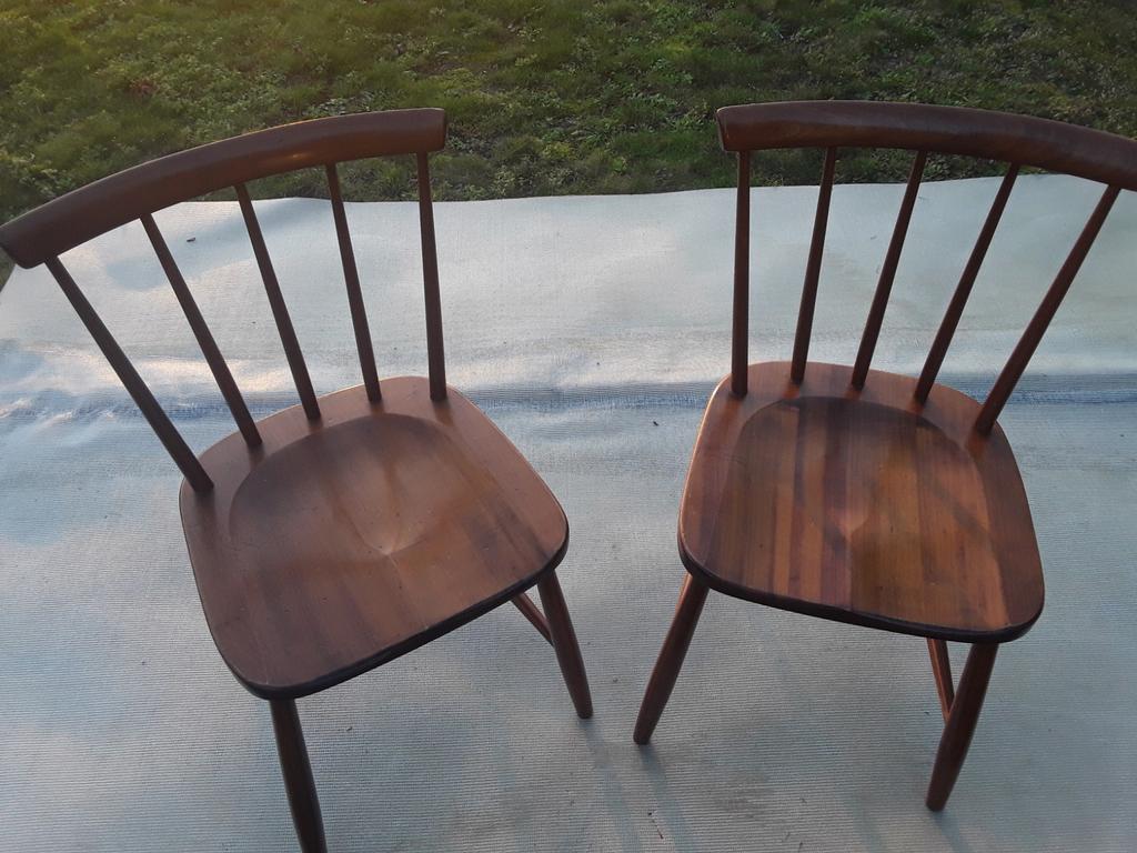 Vintage spijlenstoel, Ophalen, Zo goed als nieuw, Eén