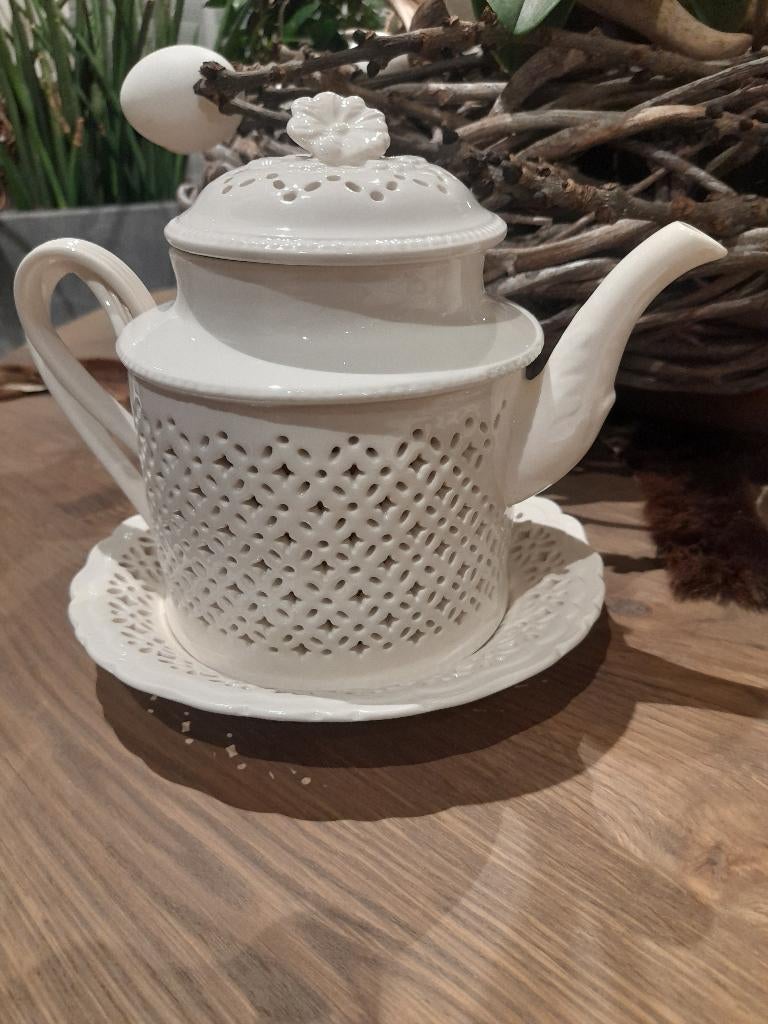 Authentic Leedsware Theepot, Ophalen of Verzenden