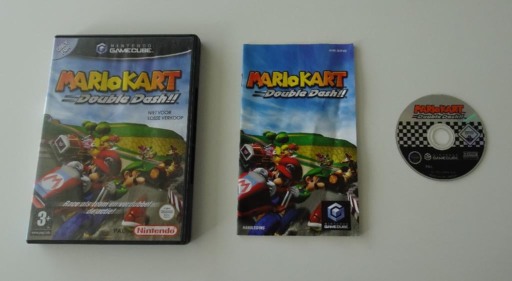 Mario Kart Double Dash compleet voor Nintendo GameCube, Spelcomputers en Games, Games | Nintendo GameCube, Ophalen, Racen en Vliegen