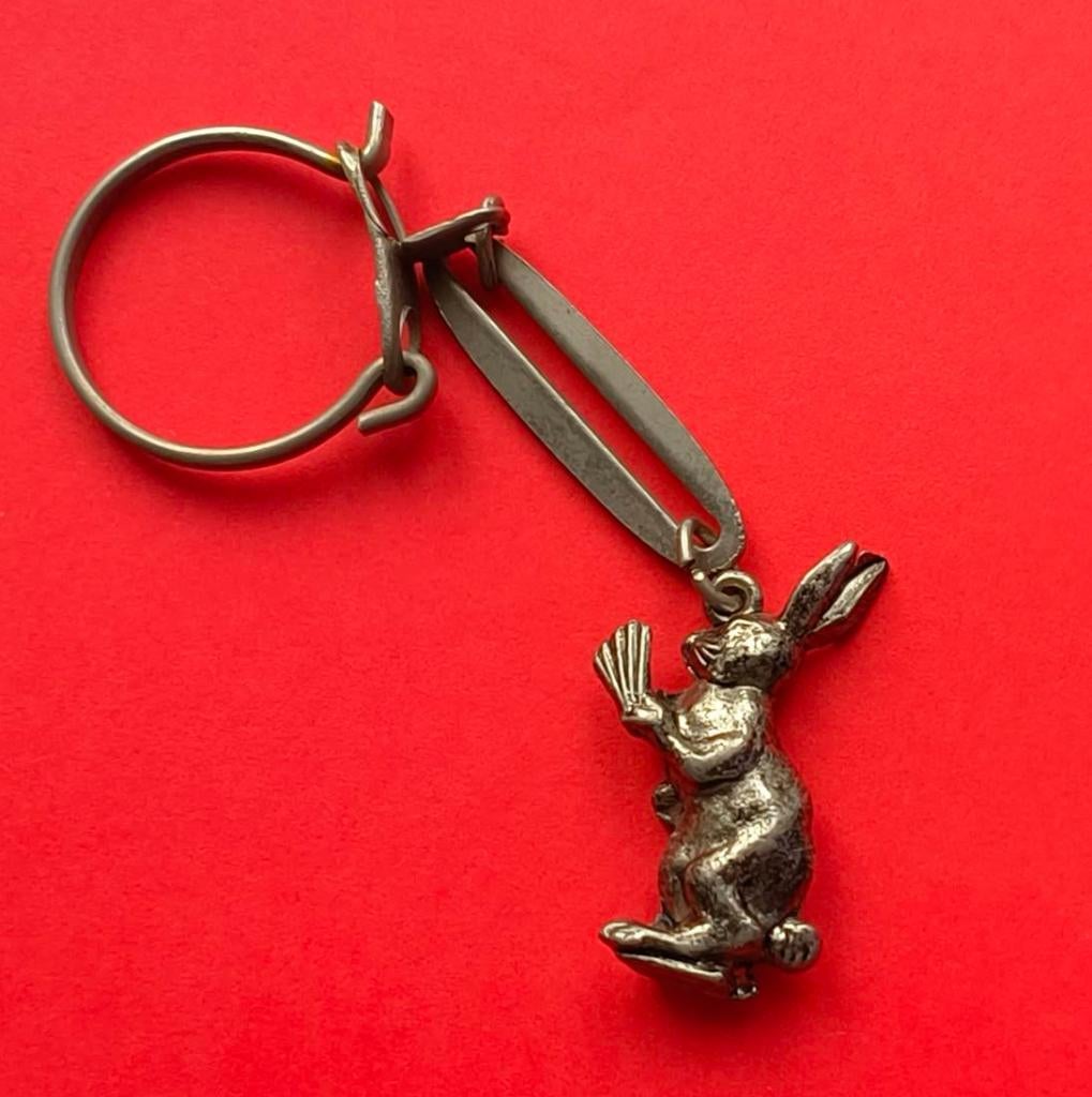 Konijn(Haas) sleutelhanger, Verzamelen, Sleutelhangers, Ophalen of Verzenden, Zo goed als nieuw, Dier of Natuur