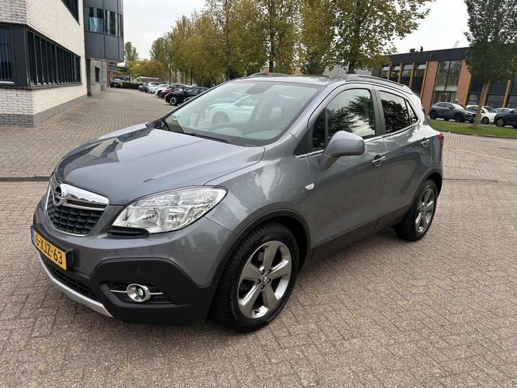 Opel Mokka 1.4 T Cosmo+ SCHUIFDAK LEER STOELVW STUURVW TRHK., Auto's, Opel, Te koop, Mokka, ABS, Airbags, Airconditioning, Alarm