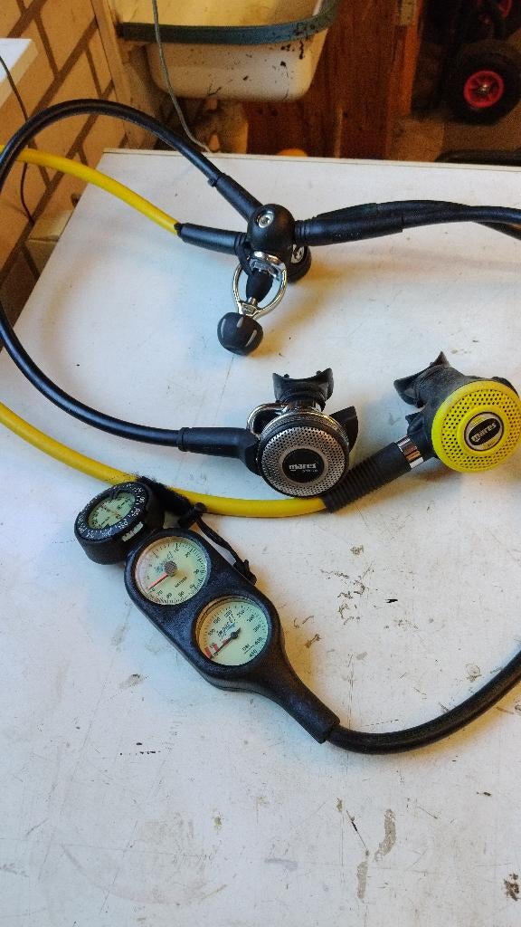 Mares automatenset Orbiter en Proton, Watersport en Boten, Duiken, Gebruikt, Overige typen, Ophalen