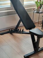 velstelbare halterbank goed kwalitet, Ophalen, Zo goed als nieuw, Fitnessbank