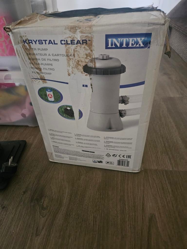 Intex rechthoekig zwembad met accessoires, Ophalen, Gebruikt, Minder dan 80 cm, Opzetzwembad