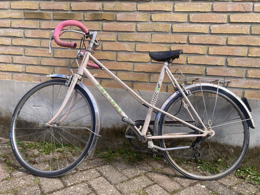 Peugeot vintage kinder racefiets met originele onderdelen, Minder dan 10 versnellingen, Gebruikt, Staal, Minder dan 49 cm