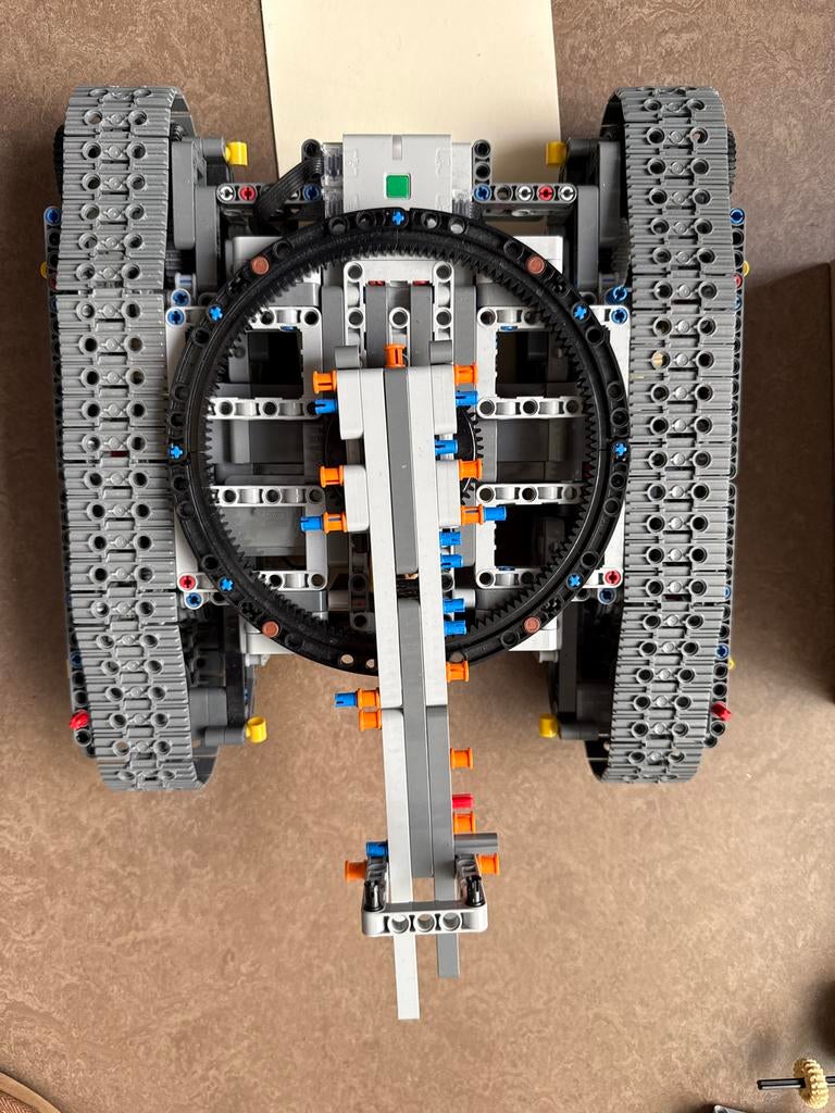 Liebherr Graafmachine (90% compleet, werkend), Kinderen en Baby's, Speelgoed | Bouwstenen, Gebruikt, Overige merken, Ophalen
