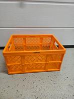 Opvouwbare Blokker krat 32 liter inhoud 15 kg - Oranje izgst, Gebruikt, 40 tot 60 cm, Opvouwbaar, 50 tot 75 cm