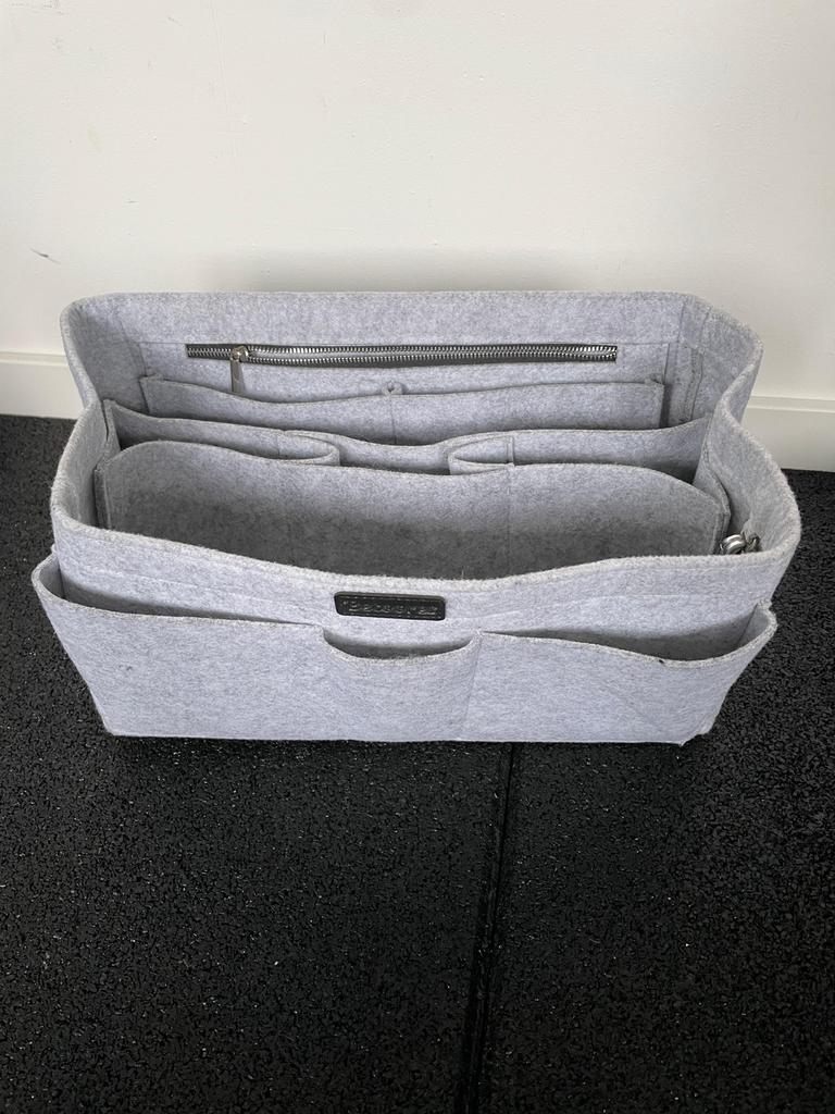 Grijze tas organizer, Ophalen of Verzenden, Zo goed als nieuw, Grijs, Overige typen