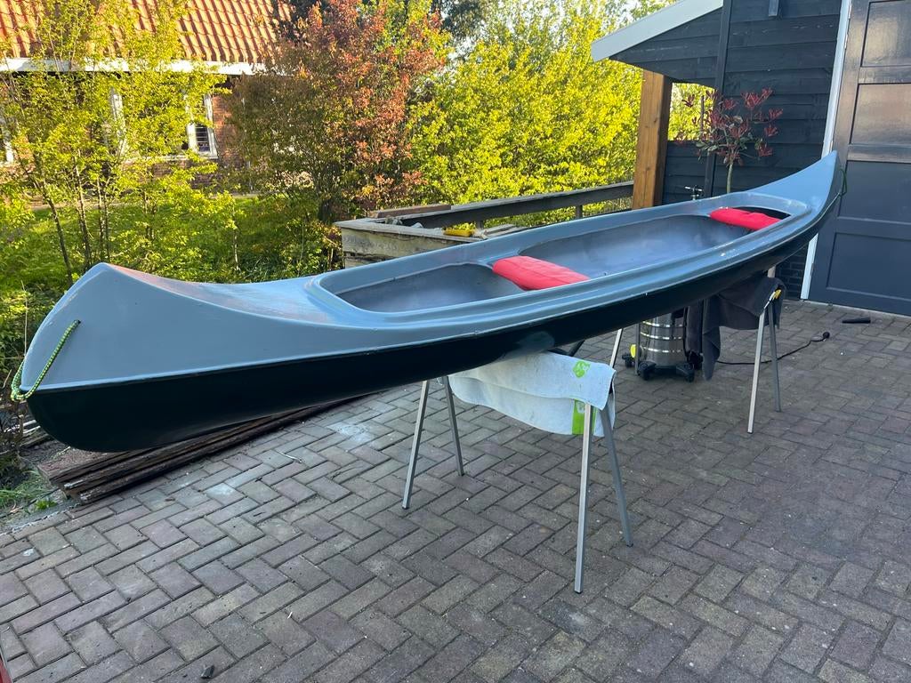 Robuuste Canadese kano voor 2a3 personen, Watersport en Boten, Kano's, Ophalen, Gebruikt, Twee personen, Canadese kano of Open kano