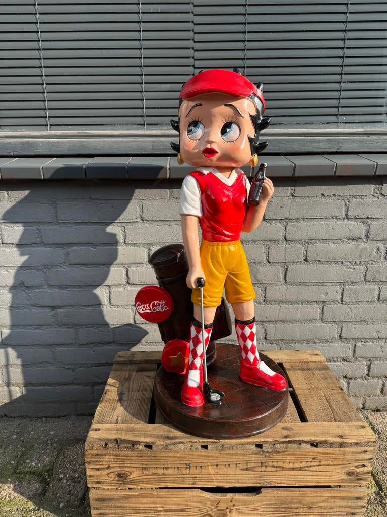 Vintage Betry Boop Coca Cola beeld, Verzamelen, Ophalen, Gebruikt, Mens
