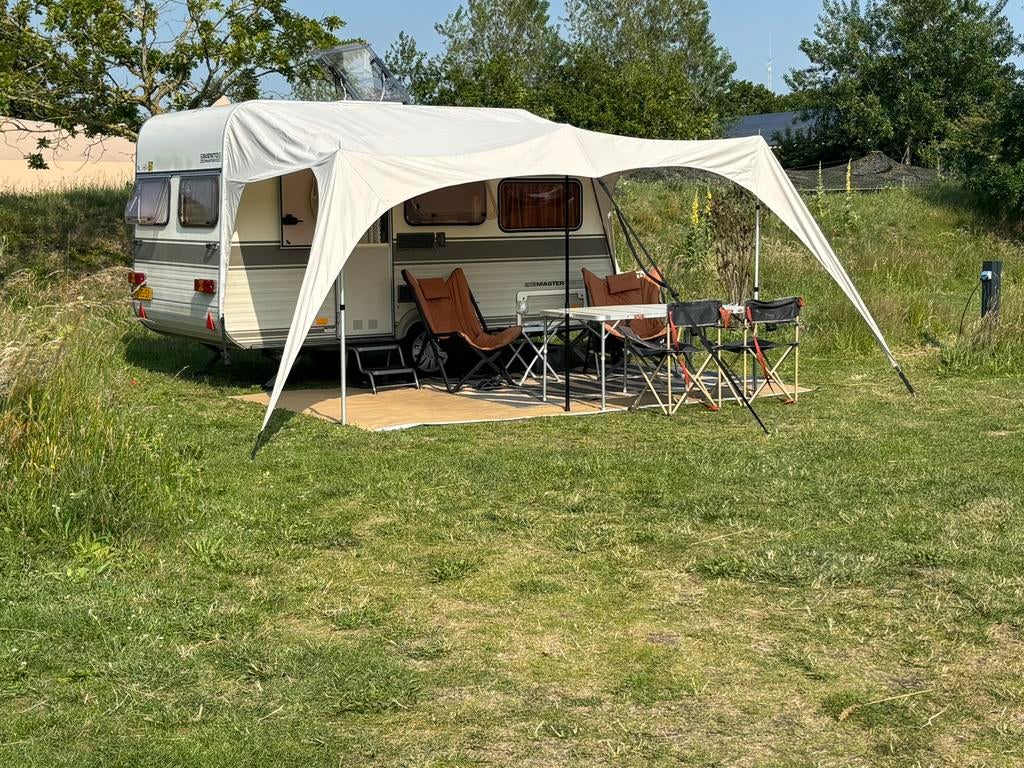 Unieke Avento Master 385 TD luxe - volledig gerenoveerd, Caravans en Kamperen, Avento, Treinzit, Tot en met 3, Particulier