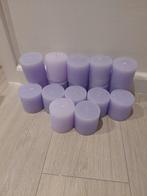 16 nieuwe paarse stompkaarsen, Ophalen, Overige materialen, Overige kleuren, Nieuw