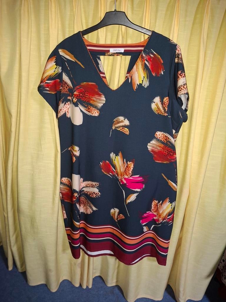 Paprika tuniek met bloemenprint, Ophalen of Verzenden