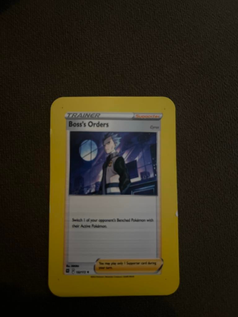 Pokemon Kaart - Boss's Orders, Ophalen of Verzenden, Gebruikt, Losse kaart