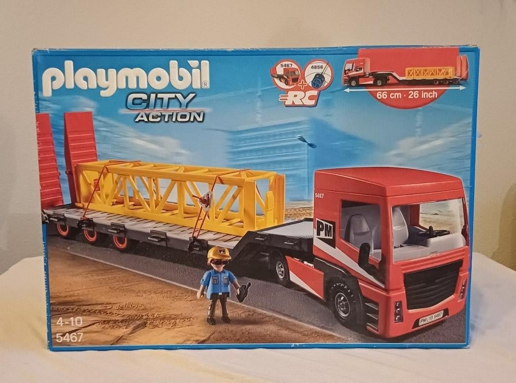 Playmobil Voertuig voor zwaar transport, Ophalen of Verzenden, Zo goed als nieuw, Complete set