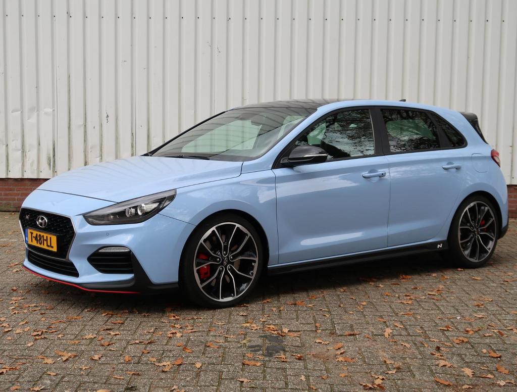 Hyundai i30 2.0 T-gdi 275pk Performance 2019 Blauw, Auto's, Hyundai, 1998 cc, Zwart, 4 cilinders, Blauw