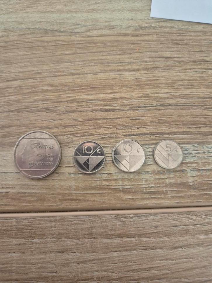 4 munten uit Aruba, Postzegels en Munten, Munten | Amerika, Setje, Zuid-Amerika, Ophalen of Verzenden