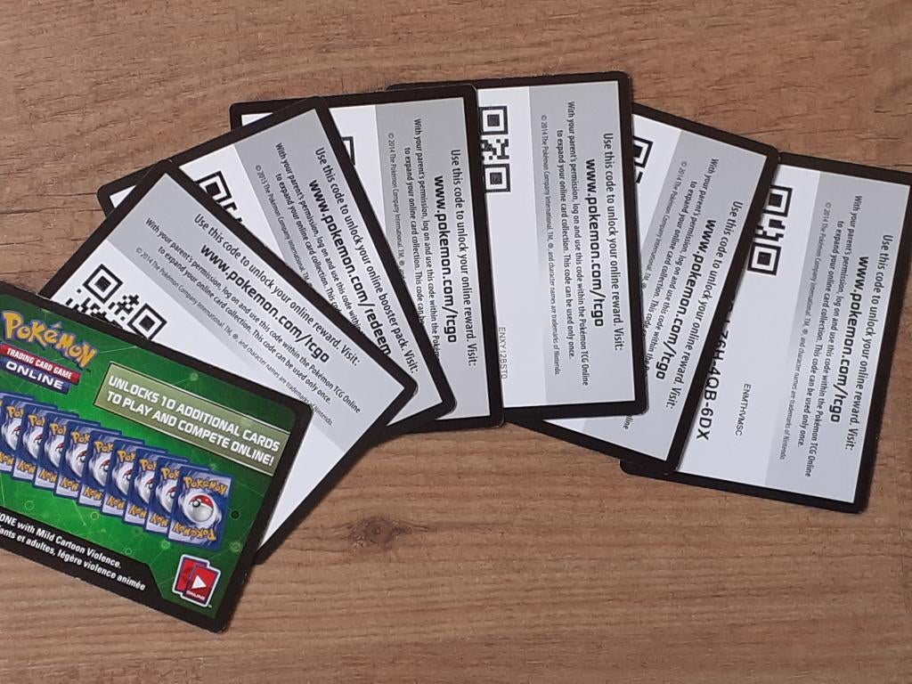 Pokemon Trading Card Game Codes, Ophalen of Verzenden, Nieuw