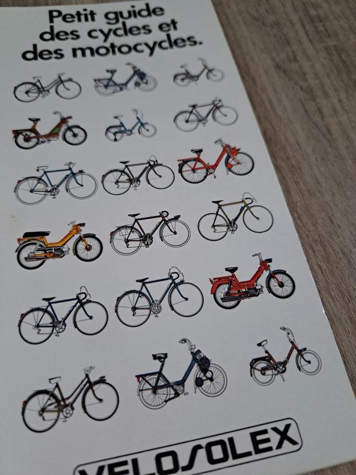 " VELO SOLEX"  Modellen folder, Fietsen en Brommers, Handleidingen en Instructieboekjes, Nieuw, Ophalen of Verzenden